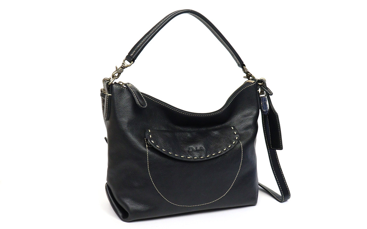 【未使用タグ付き】 Dakota シャーロット ショルダーバッグ レザー 黒 Dakota（ダコタ） 2WAYショルダーバッグ バッグ シャーロット 牛革 本
