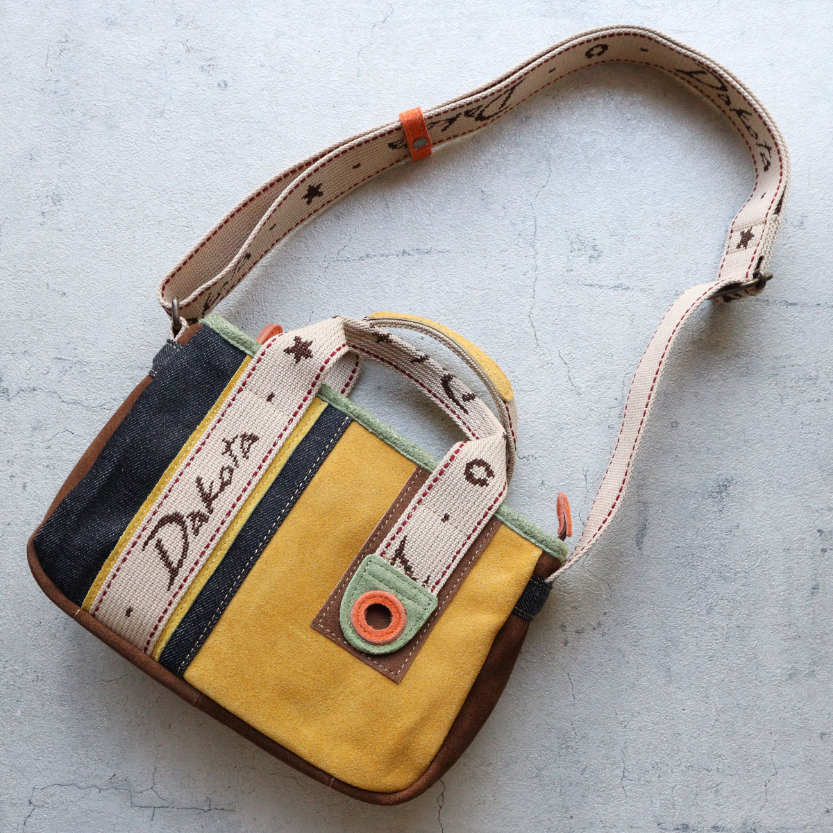 Dakota（ダコタ） 2WAYミニボストン 秋冬 ショルダーバッグ コラージュ