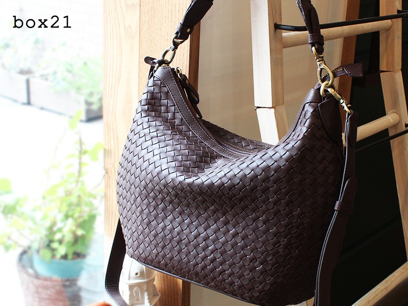 【新品】box21 カーキブラウン 水牛レザー バックパック box21 2WAYショルダーバッグ ボックス21 ヴィオラ トートバッグ