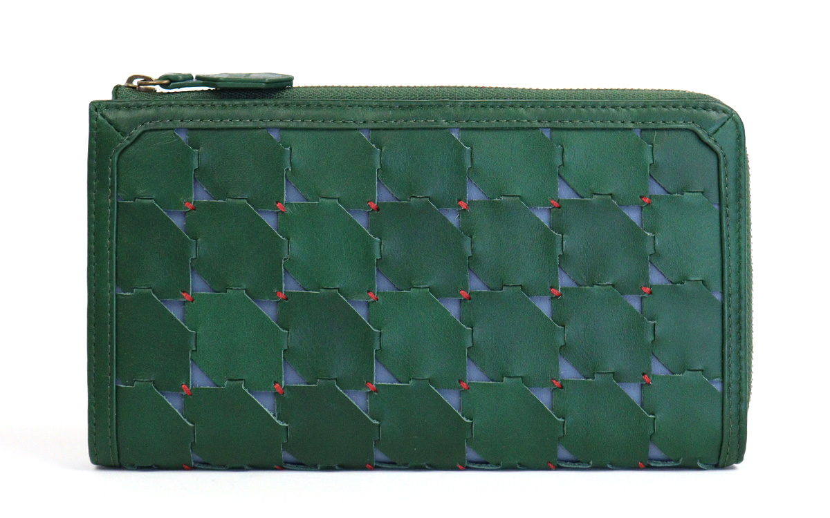 Sybilla 長財布 大き目 L字ファスナー マルチケース カード収納