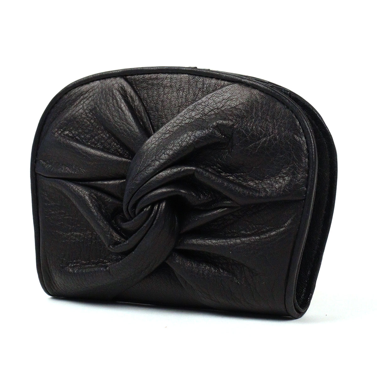 Sybilla（シビラ） 二つ折り財布 ボックス型小銭入れ リボン