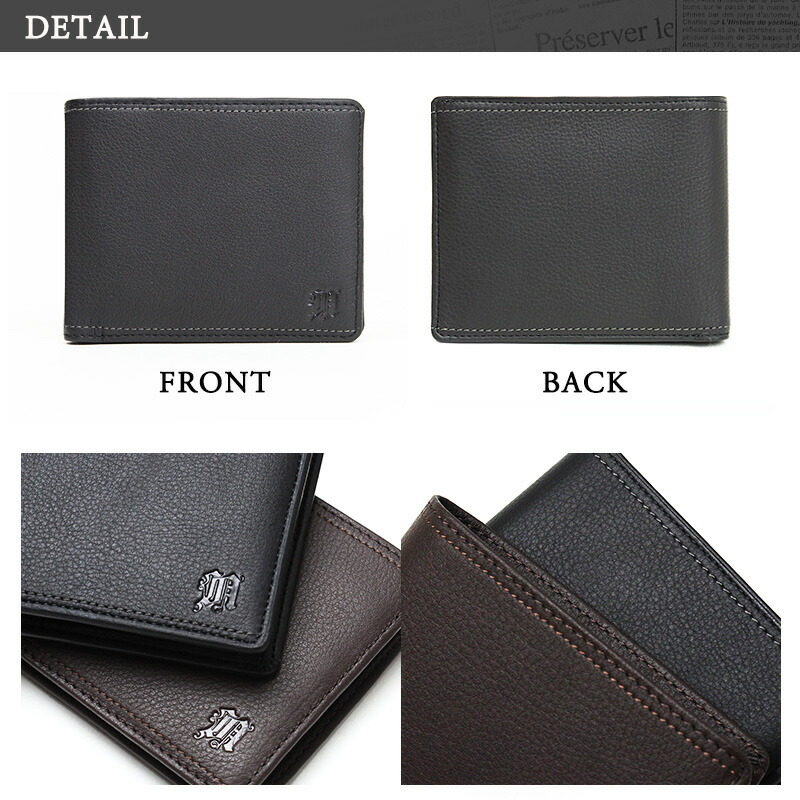 NICOLE（ニコル） パスケース付き 二つ折り財布 メンディII 7305601