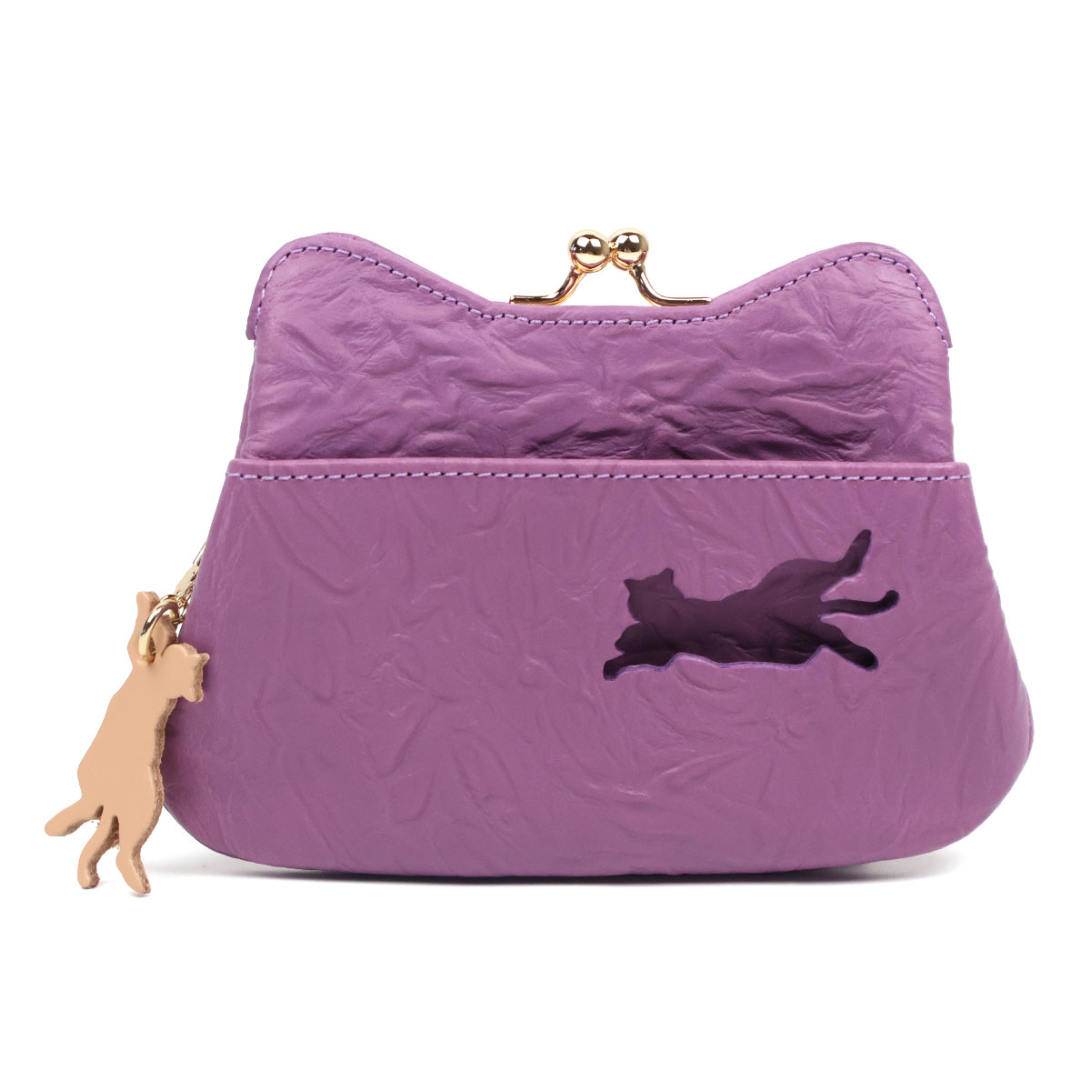 aoneco アオネコ がま口ミニ財布 保護ネコ支援 an002 猫 ねこ