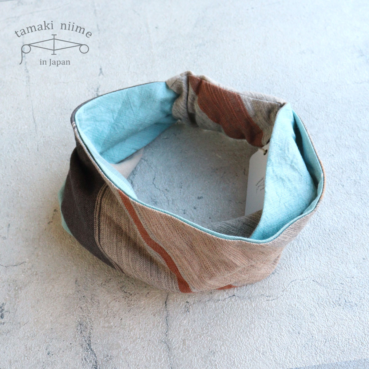 tamaki niime ヘアバンド 播州織 あたまき あっぷ！ 玉木新雌 全て一点