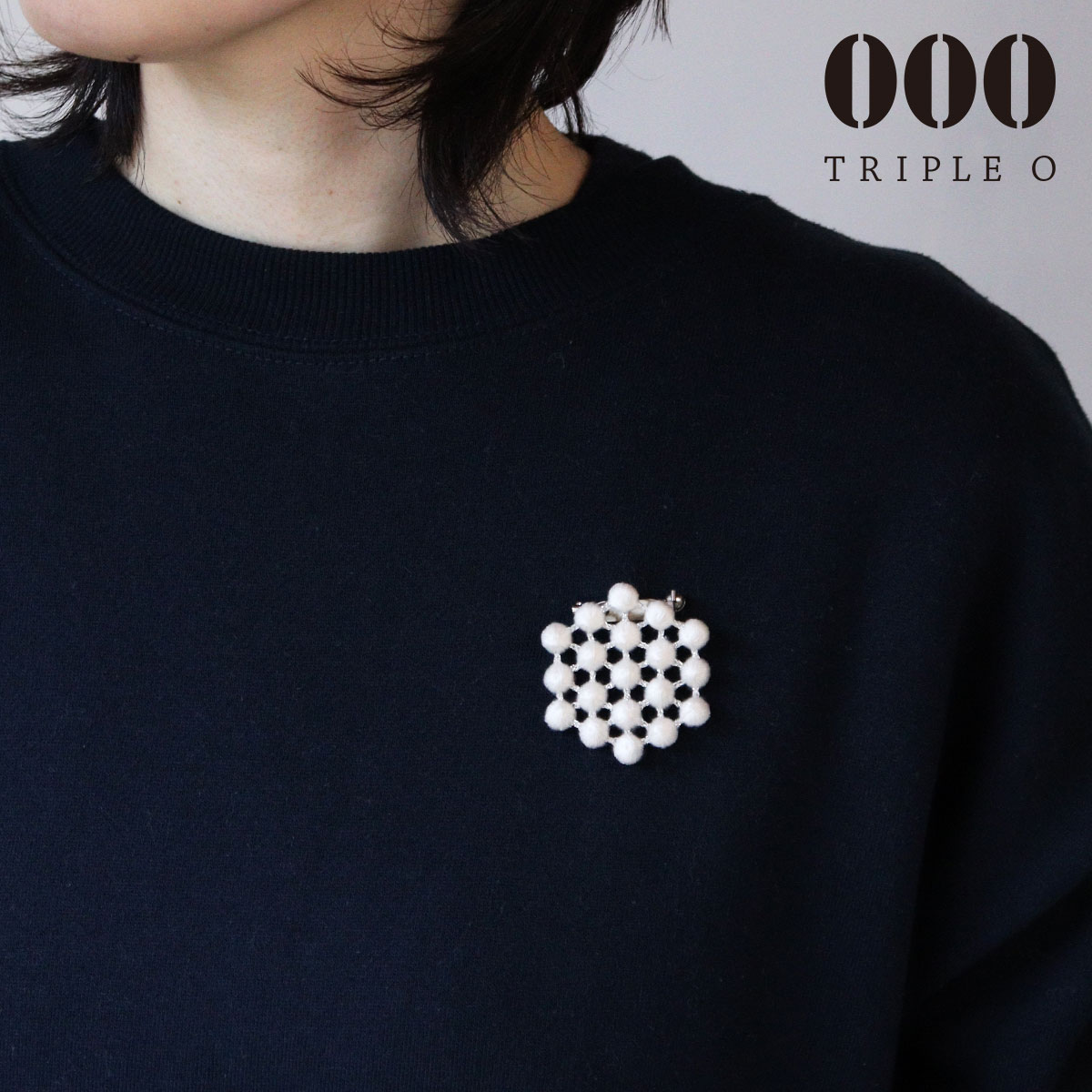 ブローチ ハニカムブローチ 000 Triple O トリプルオゥ アクセサリー