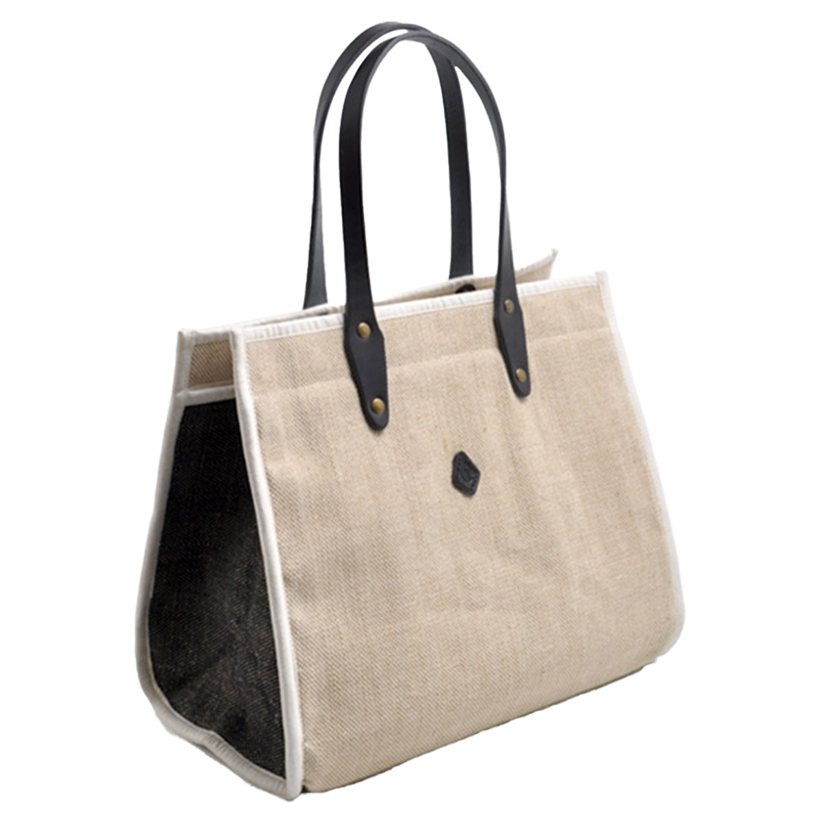 トートバッグ コットンジュート カゴバッグ A4 CLEDRAN クレドラン BICOLOR COTTON JUTE TOTE CL3664｜arista｜03