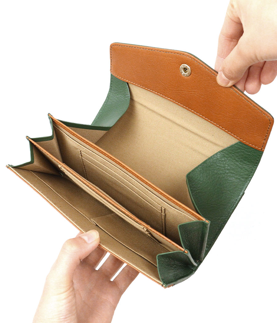予約販売 CLEDRAN かぶせ長財布 本 WALLET FLAP トロン TRONC クレドラン 小物