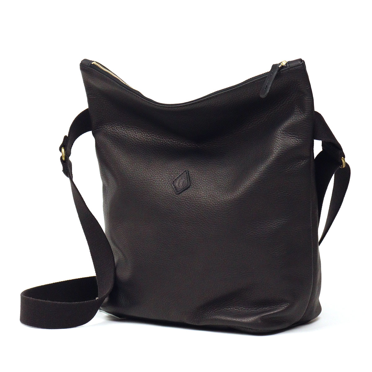 CLEDRAN クレドラン レザーショルダーバッグ メンズ レディース 黒 クレドラン CLEDRAN クレドラン ショルダーバッグ CLEDRAN