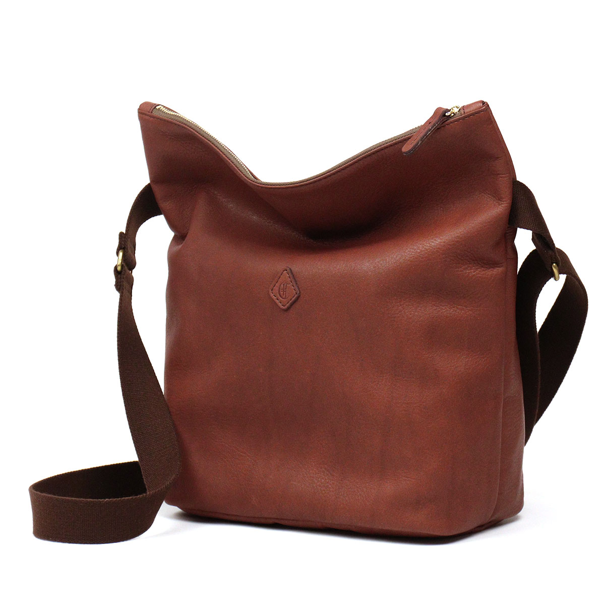 CLEDRAN（クレドラン） 縦型ショルダーバッグ GALE ガレ CROSS LEATHER 