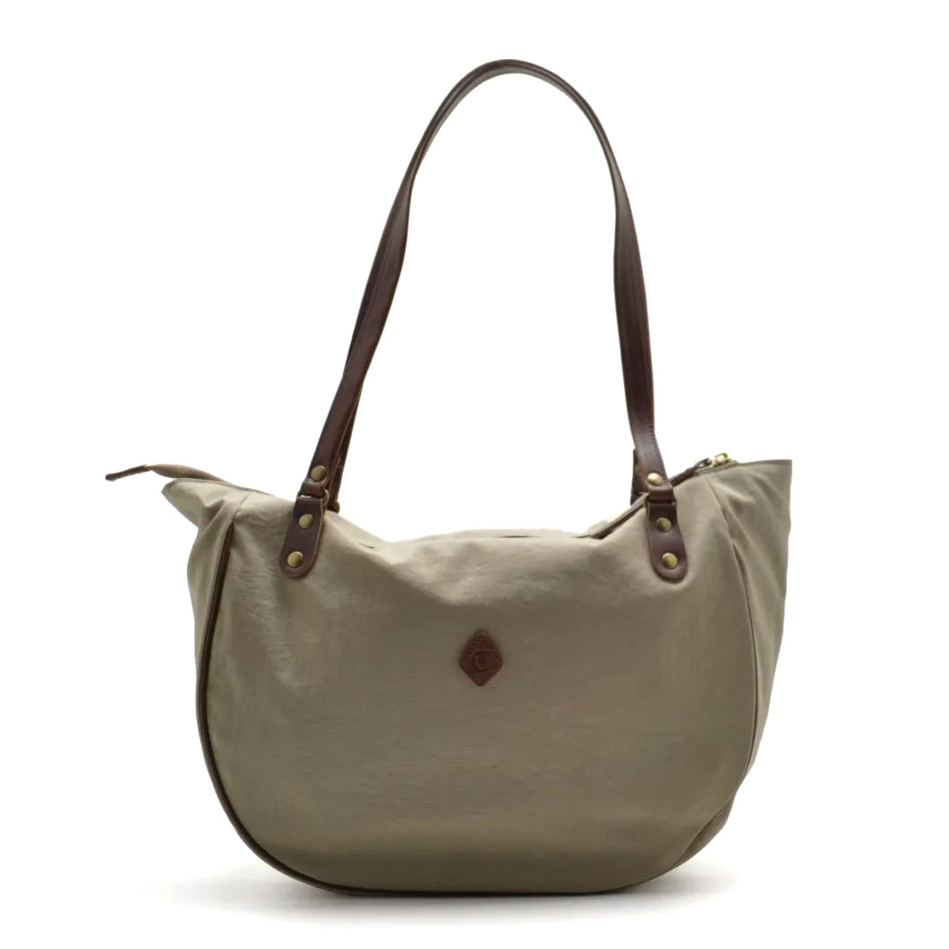 CLEDRAN（クレドラン） トートバッグ ナイロン 半円型 パイピング LALI