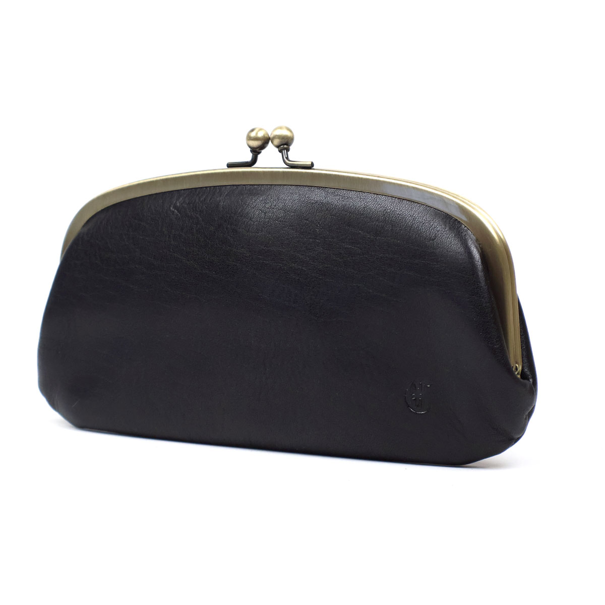 CLEDRAN（クレドラン） 長財布 がま口 大きめ 親子がま口 オイルド