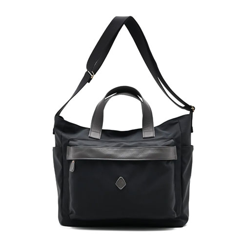 2WAY ショルダーバッグ A4 軽量 ナイロン×牛革 CLEDRAN クレドラン ARU COMBI POKET SHOULDER CL3923 日本製の画像