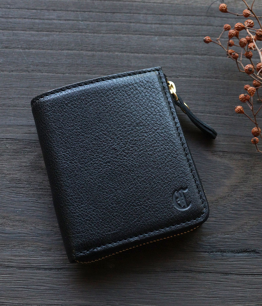 CLEDRAN（クレドラン） 縦型財布 コンパクト ボックス型小銭入れ NOS