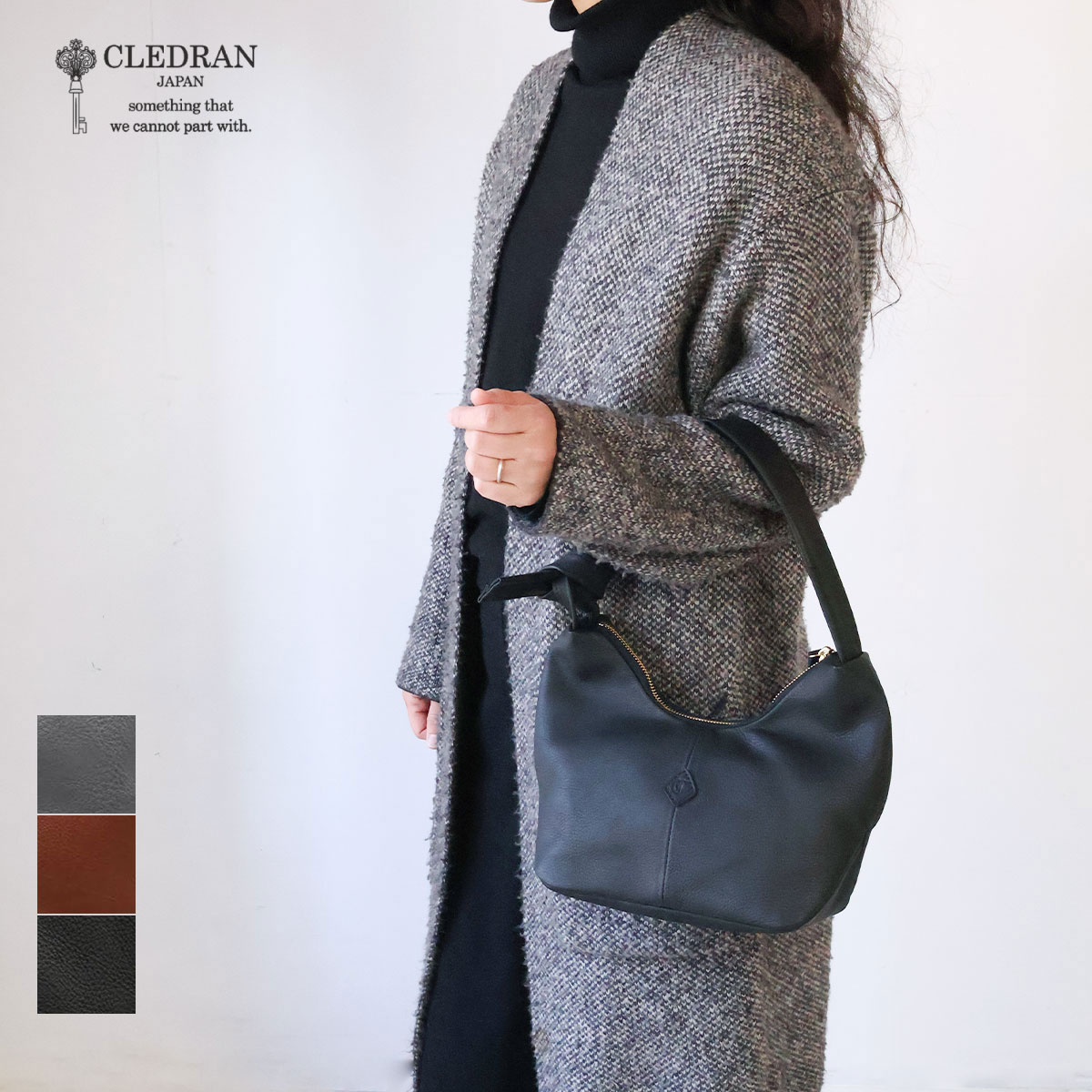 CLEDRAN（クレドラン） ショルダーバッグ フロッピーショルダー 肩掛け 