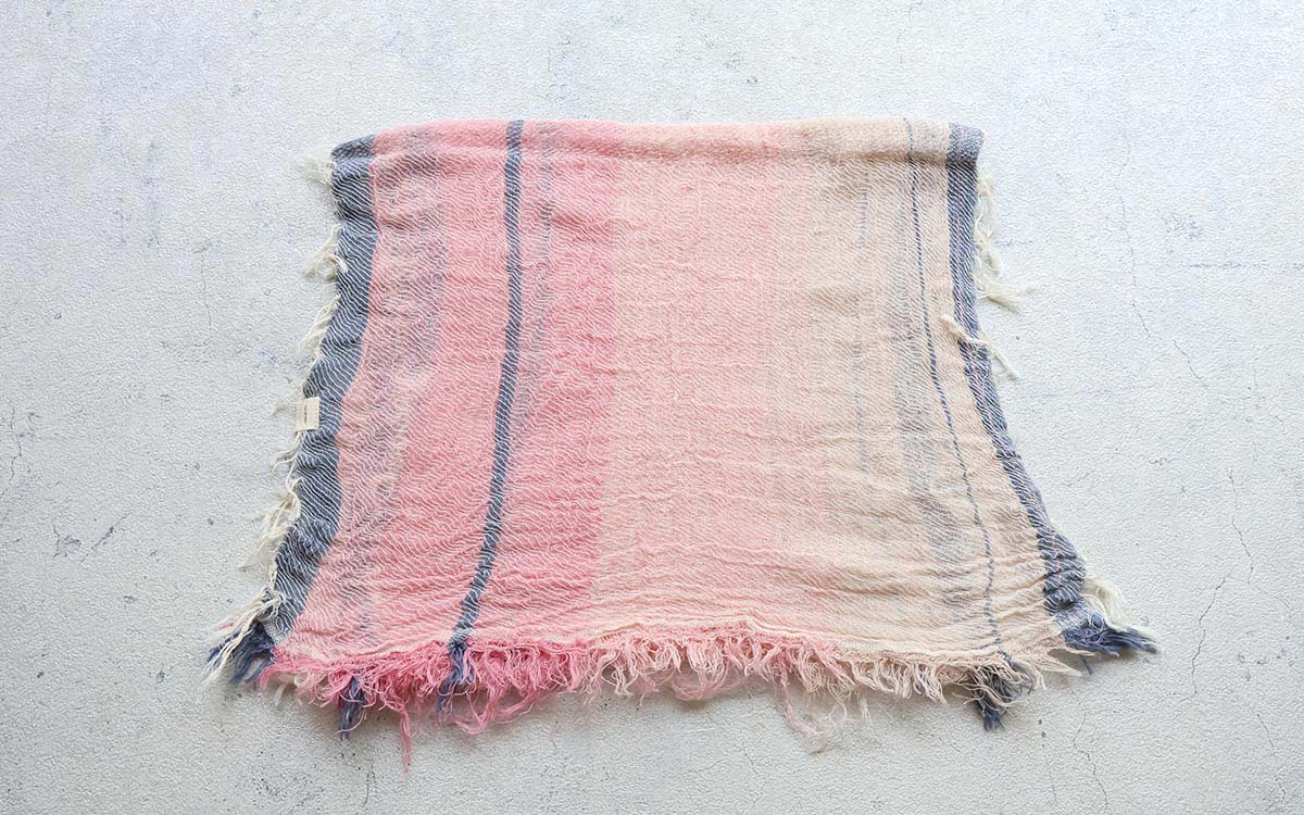 tamaki niime 播州織 コットンショールS roots shawl SMALL 44×118cm