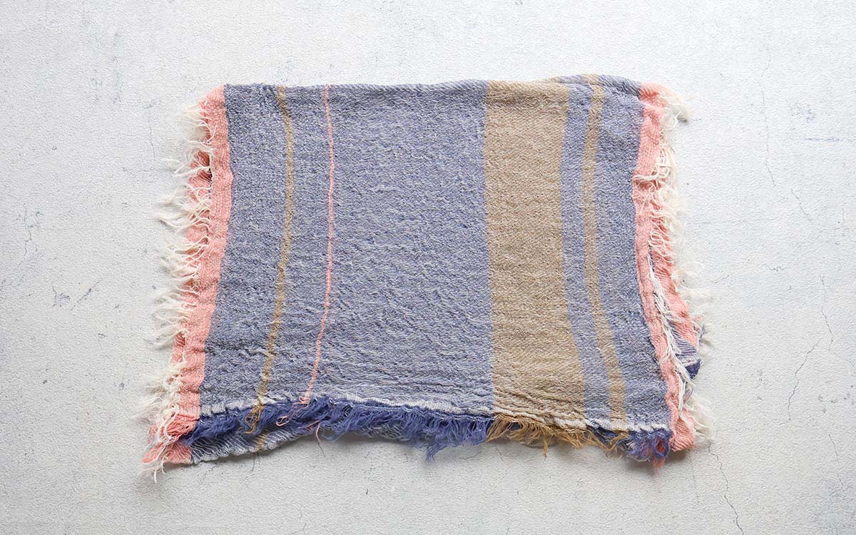 tamaki niime 播州織 コットンショールS roots shawl SMALL 44×118cm