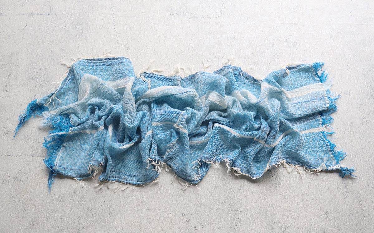 tamaki niime 播州織 コットンショールS roots shawl SMALL 44×118cm