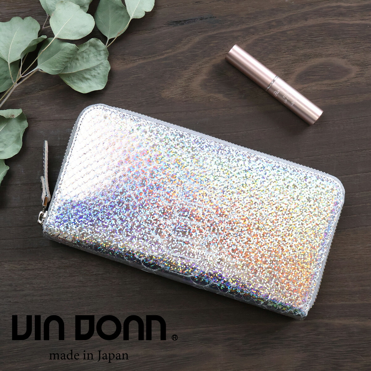 新品VIA DOAN ラウンドファスナー財布 VIADOAN（ヴィアドアン） 長財布 ラウンドファスナー財布 Argent