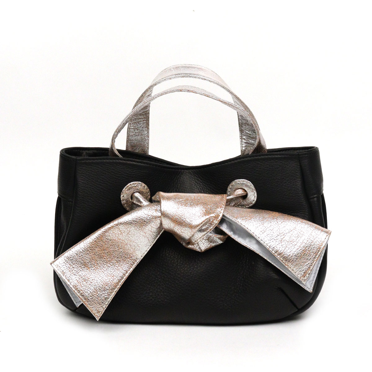 ジルダ 手提げバッグ ハンドバッグ リボン 横型 VIA DOAN(ヴィアドアン