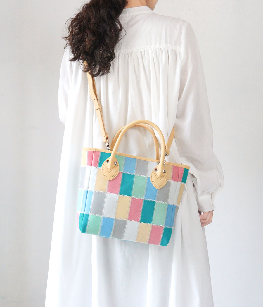 2WAYショルダー マルチカラー 本革 小さめ TRION トライオン