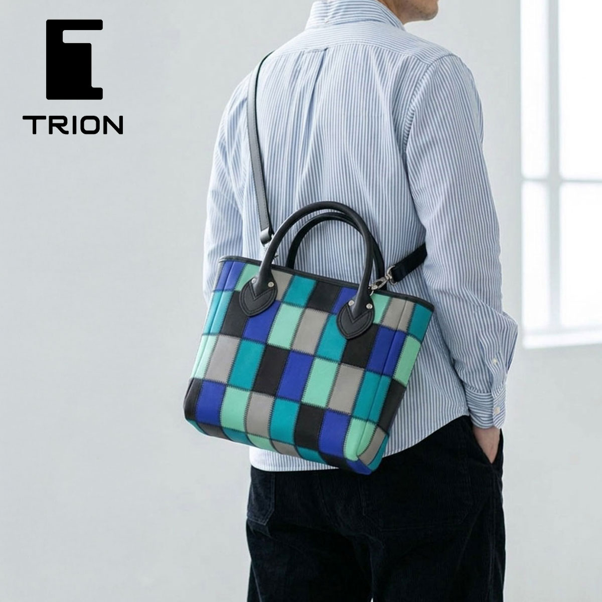 2WAYショルダー マルチカラー 本革 小さめ TRION トライオン