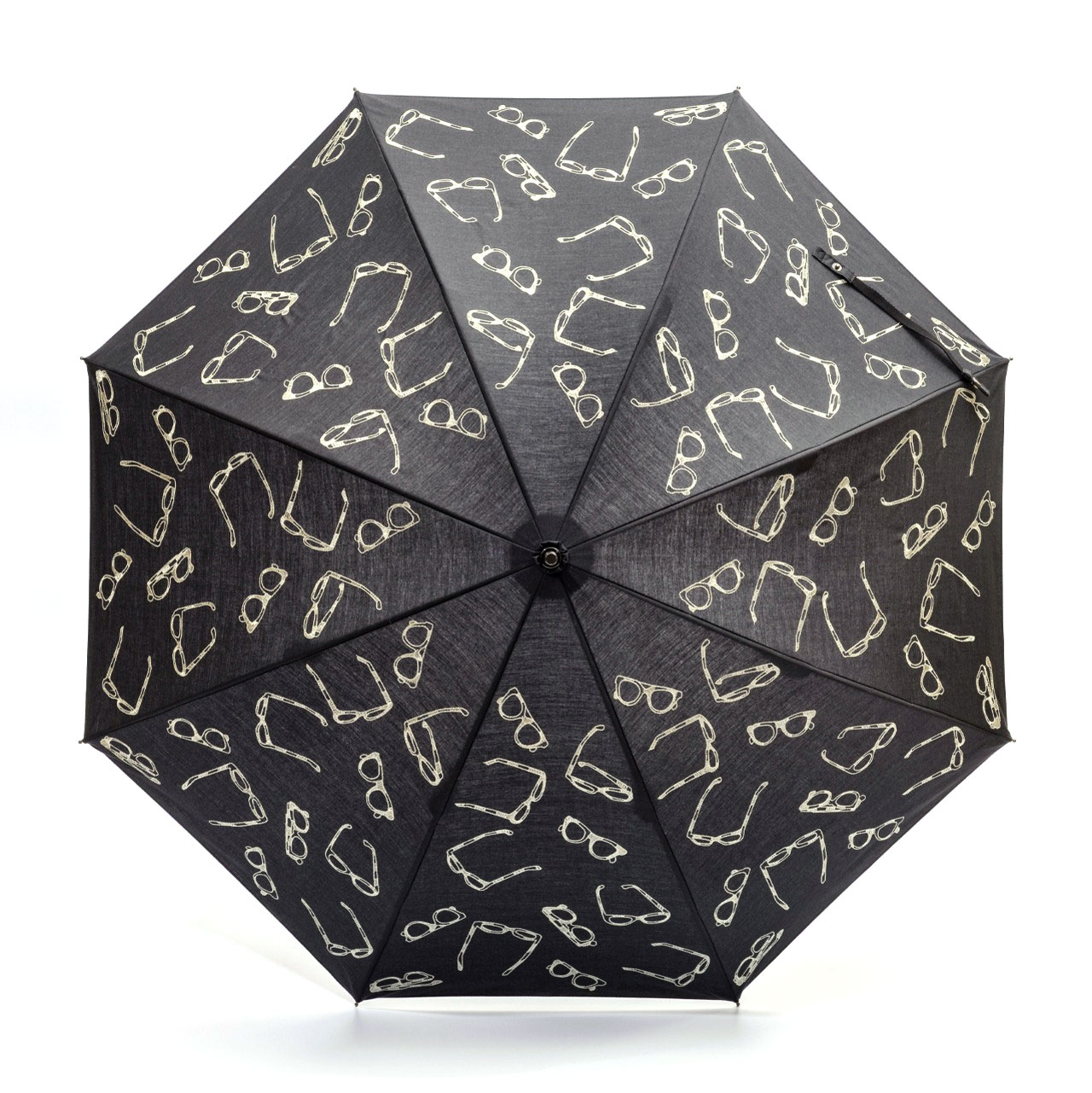 サングラス刺繍 晴雨兼用パラソル 長傘 雨傘 日傘 LaLa Senorita