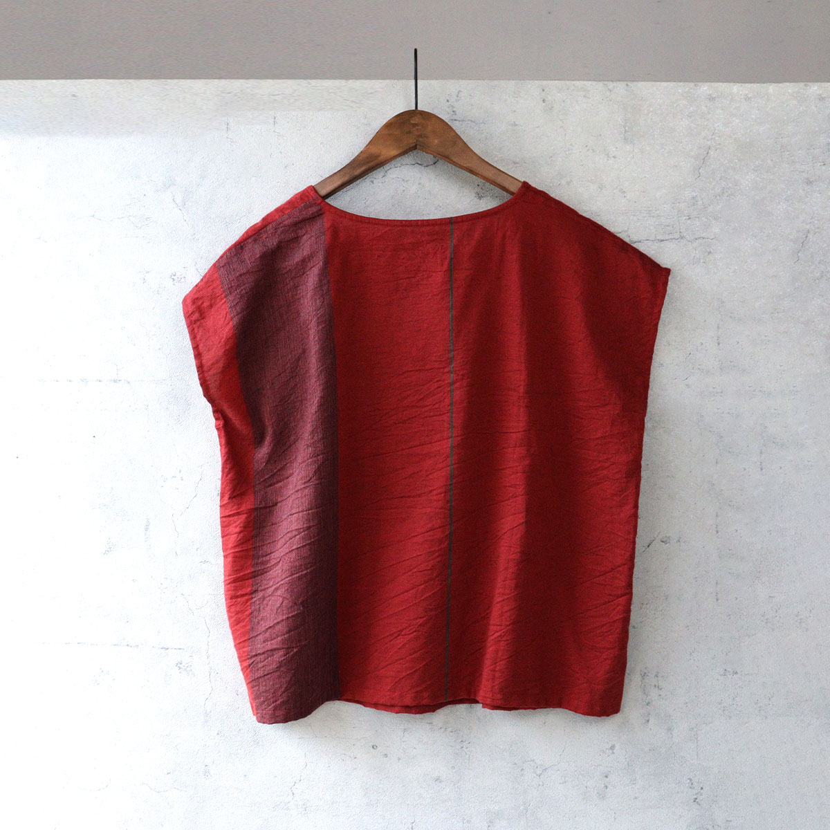 Tシャツ 播州織  コットン suton-T SHORT  全て一点もの プレゼントにも。tamaki niime(玉木新雌) sts-10 tamaki niime Tシャツ 播州織 コットン suton-T SHORT 全て一点