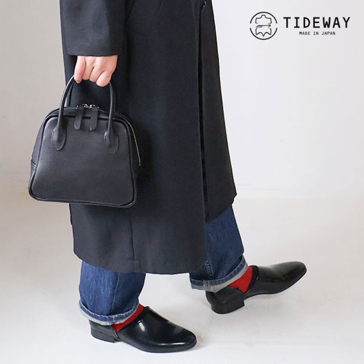 TIDEWAY（タイドウェイ） バッグ ボストン XS グリッドチェック