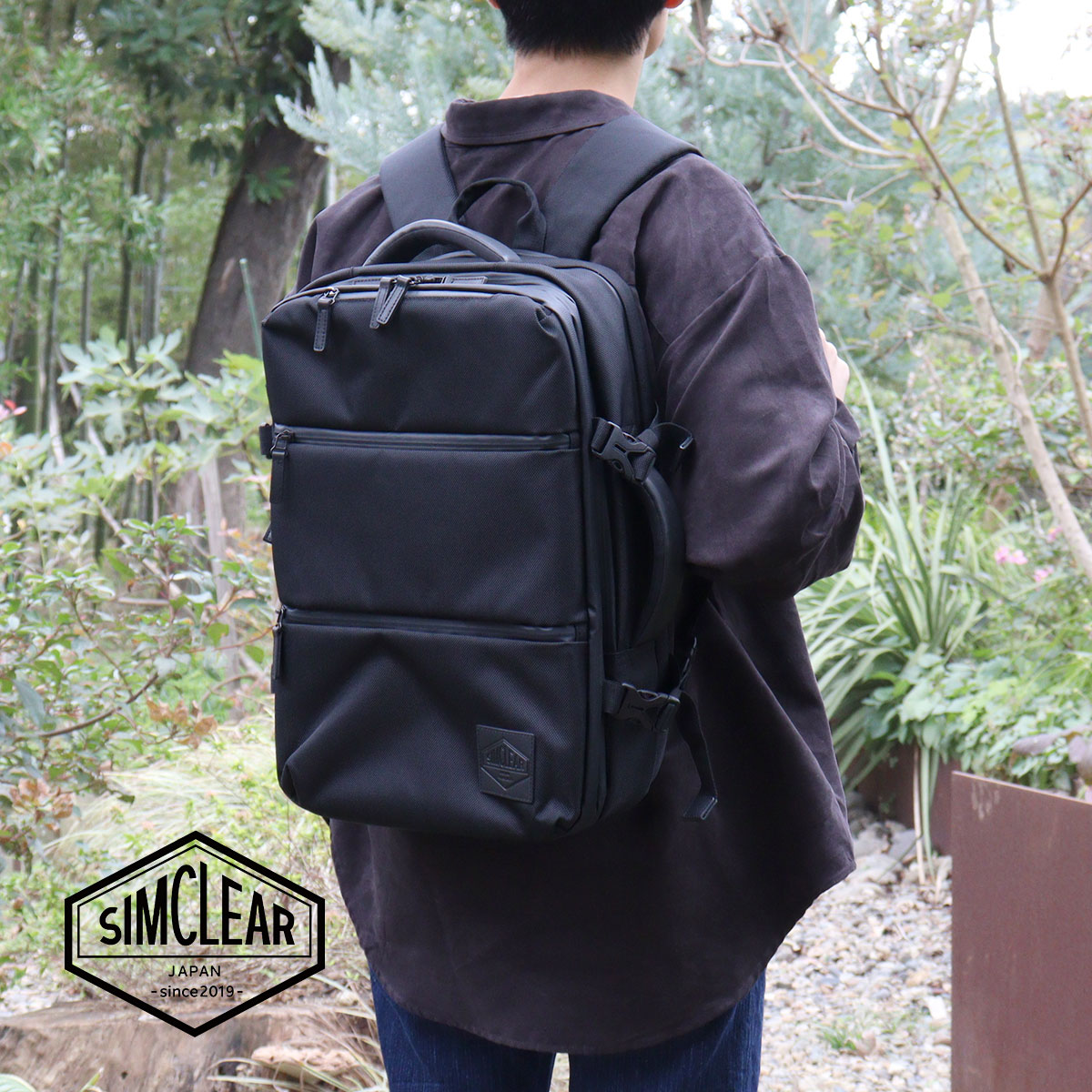 SIMCLEAR（シムクリア） ビジネスリュック 17インチPC収納可能 A4 撥水