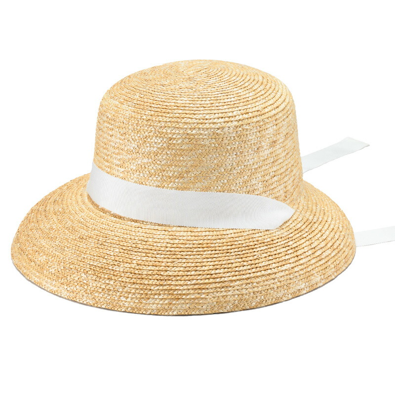ca4la カサブランカ　ホワイト色 麦わら帽子 CA 麦カサブランカ(ONESIZE NATURAL): ハット｜帽子通販｜CA4LA