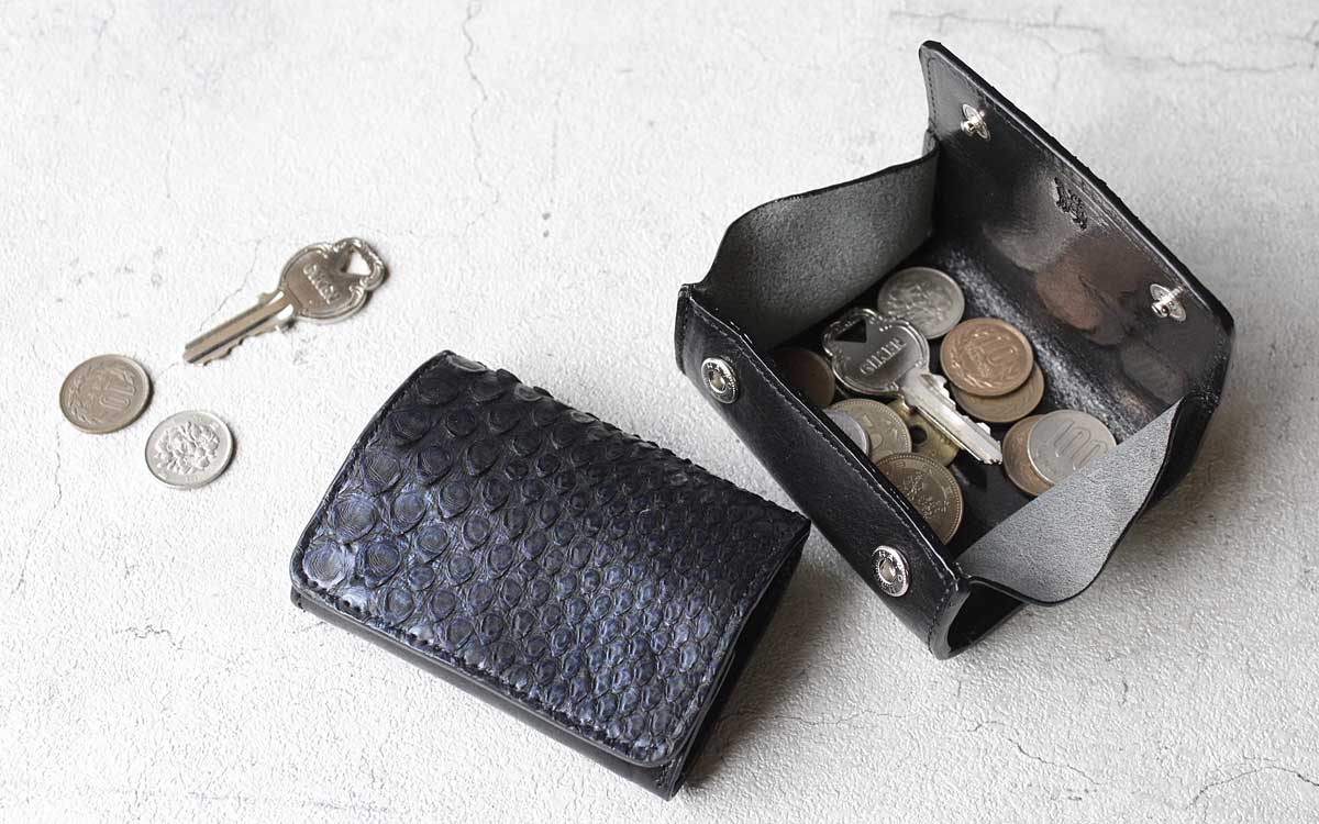 パイソンレザー 蛇革 小銭入れ コインケース ZOO ズー メンズ zcc-032