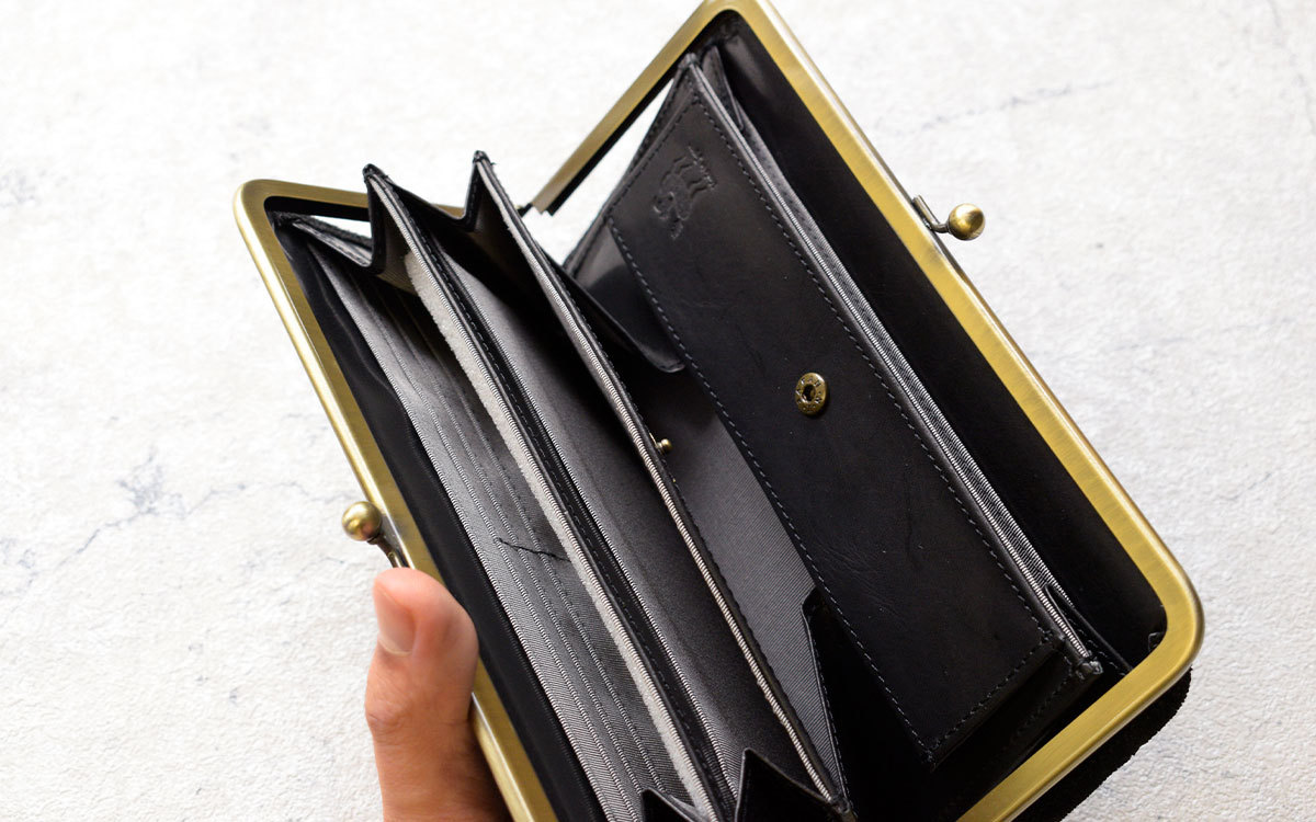 エレファントレザー 象革 がま口長財布 ZOO ズー メンズ zlw-100