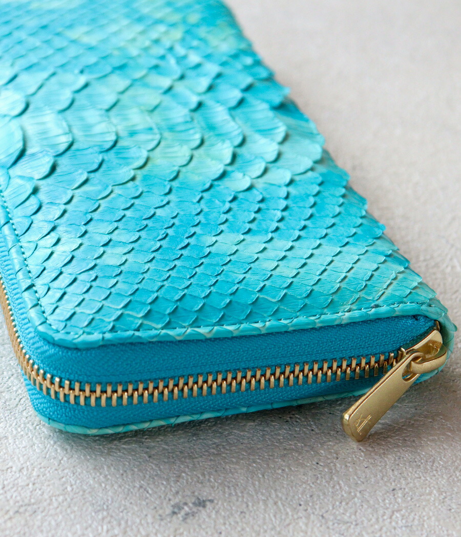 ❤新品・タグ付き❤「パイソン」ラウンドファスナー ZOO ズー 篭染め 蛇革 ダイヤモンドパイソン ラウンドファスナー長財布