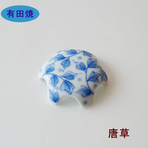 有田焼 手描きの排水口カバー 排水溝 定型外郵便にて送料無料 洗面台