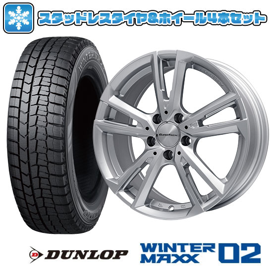 205/60R16 スタッドレスタイヤ ホイール4本セット 輸入車用 ボルボ（V40 クロスカントリー） DUNLOP ウインターマックス 02  WM02 EUROTECH ガヤ ソリ 16インチ : arktire-17261-101974-23285-23285 : アークタイヤ - 通販  - Yahoo!ショッピング