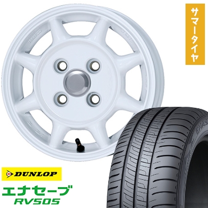 155/65R14 夏タイヤ ホイール4本セット N-BOX タント ワゴンR ダンロップ エナセーブ RV505 エンケイ SAMシリーズ タフ 14インチ