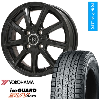 アイスガード SUV G075 225/70R16 スタッドレスタイヤ ホイール4本 