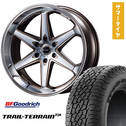 285/45R22 夏タイヤ ホイール4本セット BFグッドリッチ トレールテレーンT/A ORBL (6/139車用) MZ SPEED ジュノウ LC150 22インチ