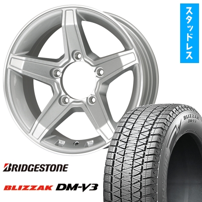 ジムニー ブリヂストン BLIZZAK DM-V3 175/80R16 4本 新品】ジムニー スタッドレスタイヤ ホイール4本セット 175/80R16