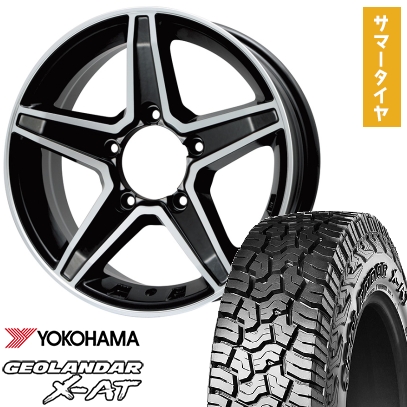 GEOLANDAR 195/80R16 夏タイヤ ホイール4本セット ジムニー YOKOHAMA