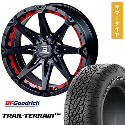 265/65R17 夏タイヤ ホイール4本セット BFG Trail-Terrain T/A ORWL (6/139車用) FORCE フォース デナリ 17インチ