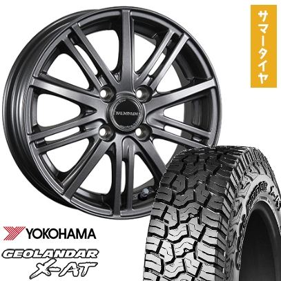 GEOLANDAR - 155/65R14 夏タイア 車輪4本仕掛ける N-BOX タントカスタム 手押し車R YOKOHAMA ジオランダー X-AT G016 BRIDGESTONE バルミナ BR10 14in 自動車-車、バイク、自転車