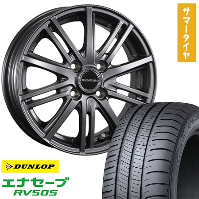 185/65R15 夏タイヤ ホイール4本セット フリード 5穴/114 DUNLOP エナセーブ RV505 BRIDGESTONE バルミナ BR10 15インチ