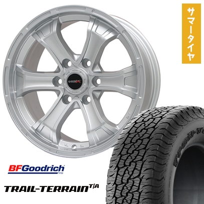285/60R18 夏タイヤ ホイール4本セット BFグッドリッチ トレールテレーンT/A ORBL (6/139車用) BIGWAY B-MUD K(シルバー) トヨタ車専用 18インチ