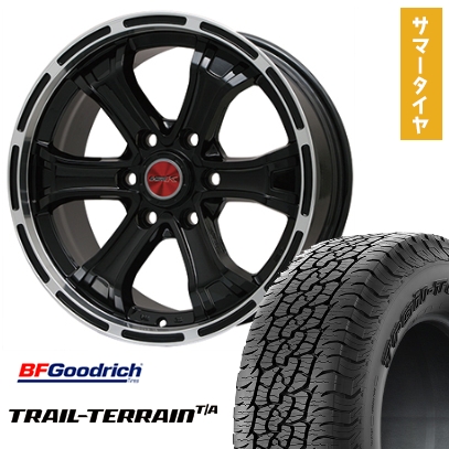 285/60R18 夏タイヤ ホイール4本セット BFG Trail-Terrain T/A ORBL (6/139車用) BIGWAY B-MUD K トヨタ用 18インチ