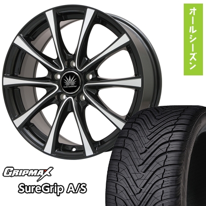 235/60R18 オールシーズンタイヤ ホイール４本セット (5/114車用) GRIPMAX SureGrip A/S プレミックス アマルフィV Jr  18インチ