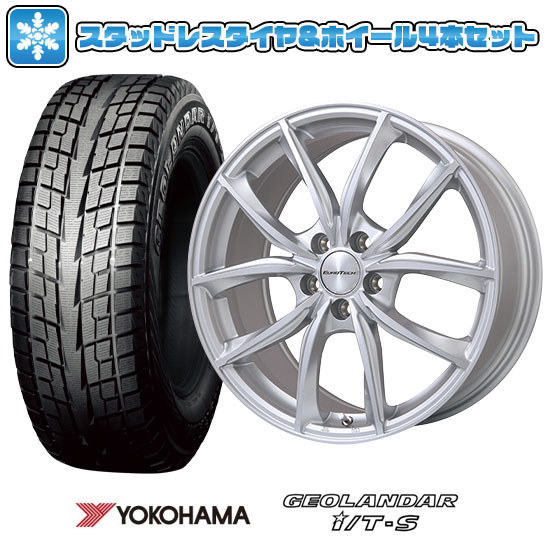 215/60R17 スタッドレスタイヤ ホイール4本セット 輸入車用 プジョー リフター YOKOHAMA ジオランダー I/T-S G073 EUROTECH VP-LINE 17インチ