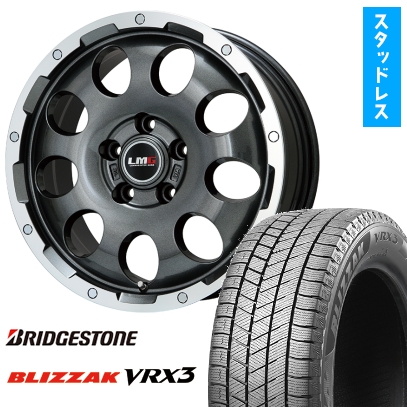 BSスタッドレスホイールセット ブリザックVRX3 215/60r17 ブリザック カローラクロス 215/60R17インチ ブリヂストン VRX3 5H114