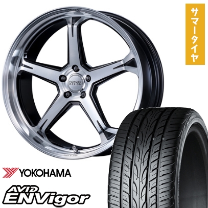 245/40R20 夏タイヤ ホイール4本セット YOKOHAMA エイビッド エンビガーS321 (5/114車用) MZ SPEED FORGEDデザイン 888 20インチ