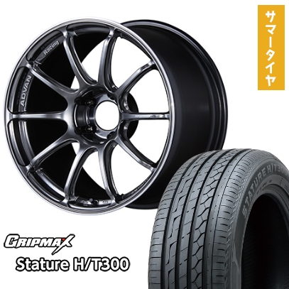 235/55R19 夏タイヤ ホイール4本セット GRIPMAX スタチャー H/T300 BSW（限定） (5/114車用) YOKOHAMA アドバンレーシング RSIII 19インチ